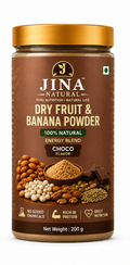 Natural Dry Fruit & Banana Powder In Chocolate Favour.